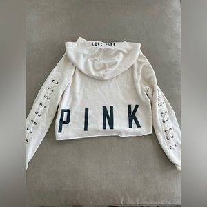VS Pink Crop Top hoodie